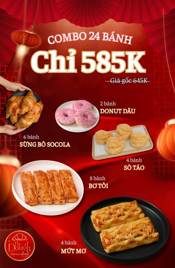 COMBO NGỌT NGÀO (24 BÁNH)